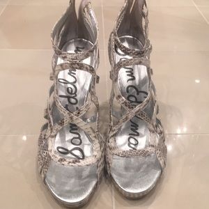 Sam Edelman snakeskin heels